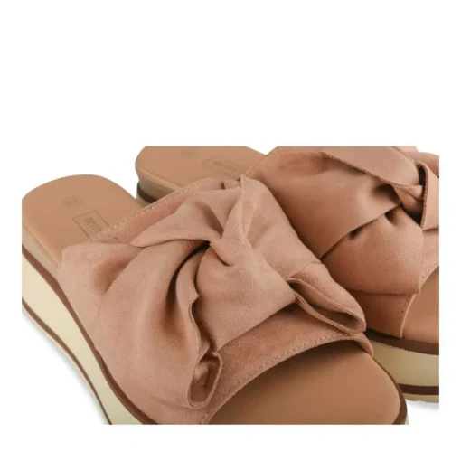 Mules ROSE Femme Motif Uni A Enfiler