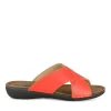 Mules ROUGE Femme Motif Uni A Enfiler