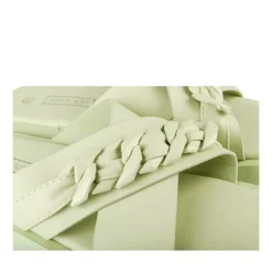 Mules VERT Femme Motif Chaîne A Enfiler