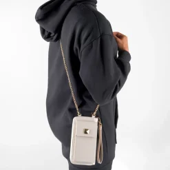 Pochette Téléphone BEIGE Femme