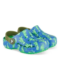 Sabots BLEU CROCS Baya Graphic