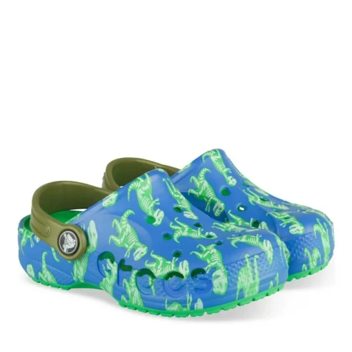 Sabots BLEU CROCS Baya Graphic