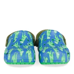 Sabots BLEU CROCS Baya Graphic