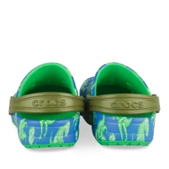 Sabots BLEU CROCS Baya Graphic
