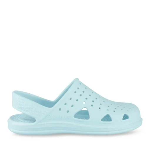 Sabots BLEU Garçon Motif Uni A Enfiler