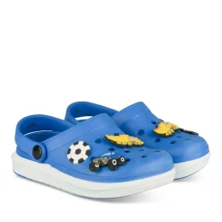Sabots BLEU Garçon Motif Uni A Enfiler