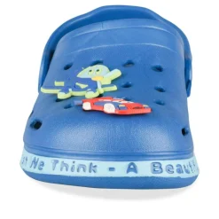 Sabots BLEU Garçon Motif Uni A Enfiler