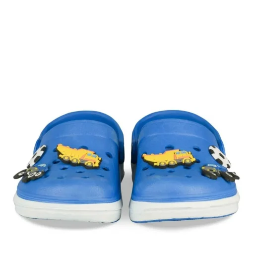 Sabots BLEU Garçon Motif Uni A Enfiler