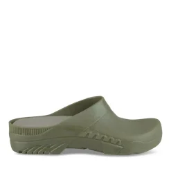 Sabots KAKI Femme Motif Uni A Enfiler
