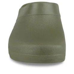 Sabots KAKI Femme Motif Uni A Enfiler