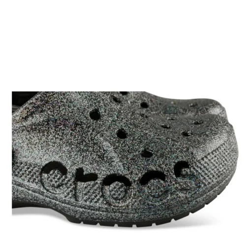 Sabots NOIR CROCS Baya Glitter Clog T