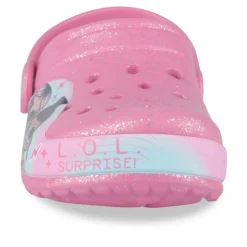 Sabots Plage FUSCHIA Fille Motif Paillettes A Enfiler