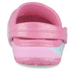 Sabots Plage FUSCHIA Fille Motif Paillettes A Enfiler