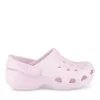 Sabots Plage ROSE Fille Motif Uni A Enfiler