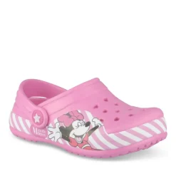 Sabots Plage ROSE Fille Motif Uni A Enfiler