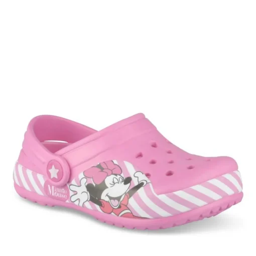 Sabots Plage ROSE Fille Motif Uni A Enfiler