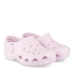 Sabots Plage ROSE Fille Motif Uni A Enfiler