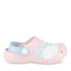 Sabots Plage VIOLET Fille Motif Uni A Enfiler