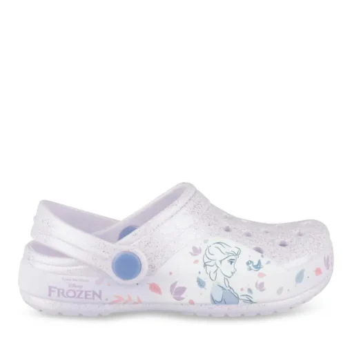 Sabots Plage VIOLET Fille Motif Paillettes A Enfiler