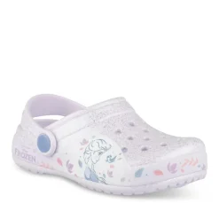 Sabots Plage VIOLET Fille Motif Paillettes A Enfiler