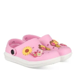 Sabots ROSE Fille Motif Uni A Enfiler