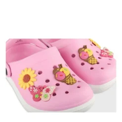 Sabots ROSE Fille Motif Uni A Enfiler