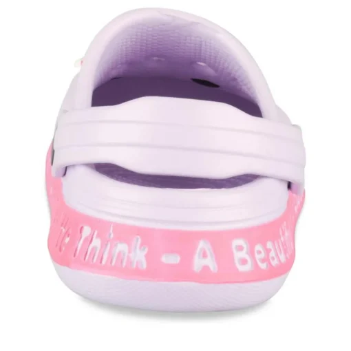 Sabots VIOLET Fille Motif Uni A Enfiler