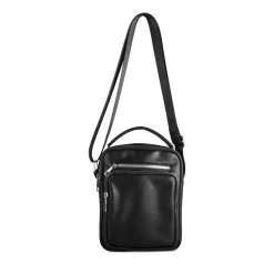 Sac à Bandoulière NOIR Homme Motif Uni