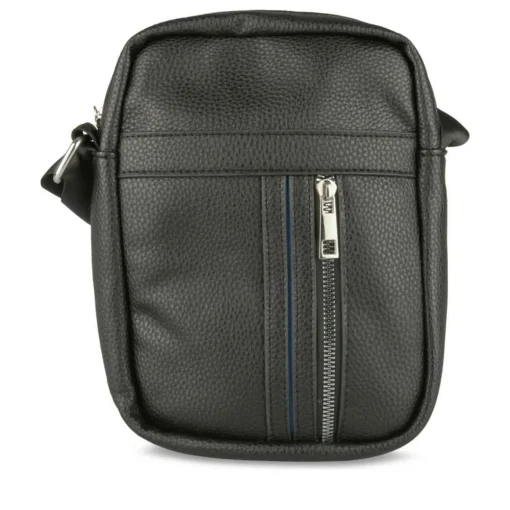 Sac à Bandoulière NOIR Homme Motif Uni