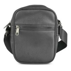 Sac à Bandoulière NOIR Homme Motif Uni