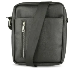 Sac à Bandoulière NOIR Homme Motif Uni