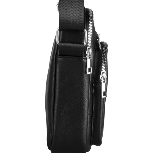 Sac à Bandoulière NOIR Homme Motif Uni
