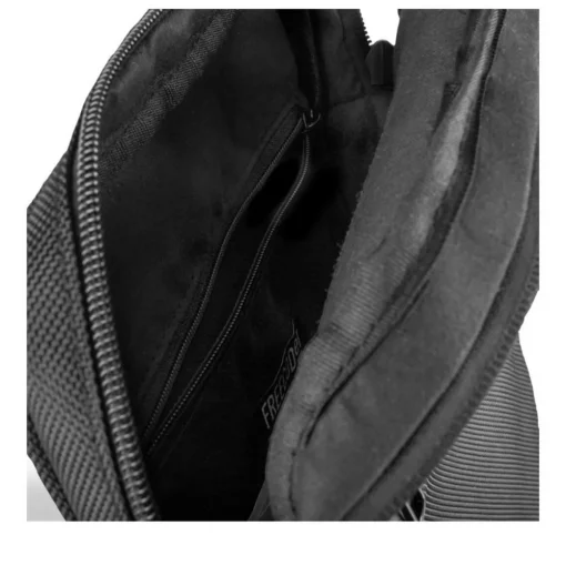 Sac à Bandoulière NOIR Homme Motif Uni