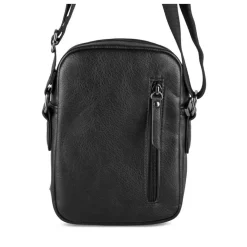 Sac à Bandoulière NOIR Homme Motif Uni