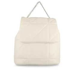 Sac à Dos BEIGE Femme Motif Uni