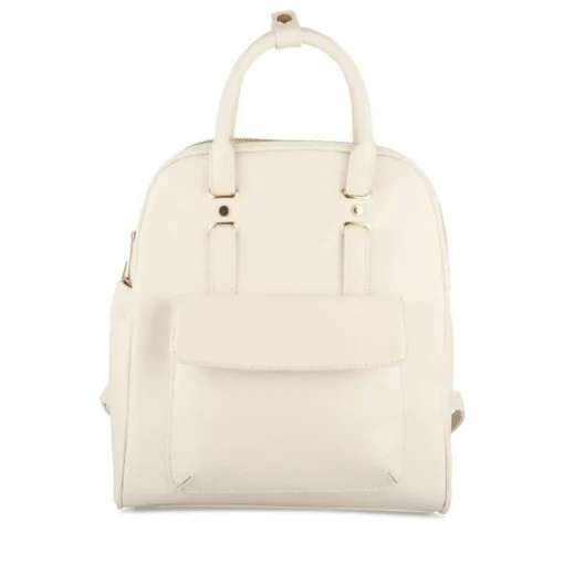 Sac à Dos BEIGE Femme Motif Uni