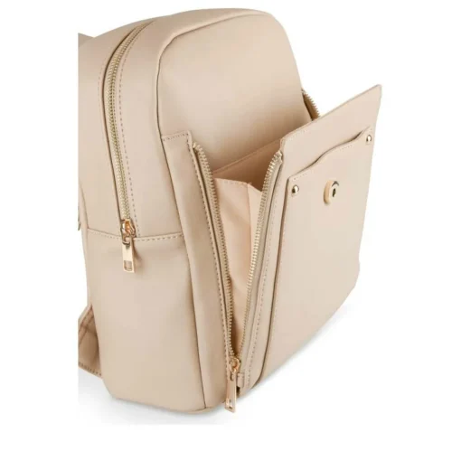 Sac à Dos BEIGE Femme Motif Uni