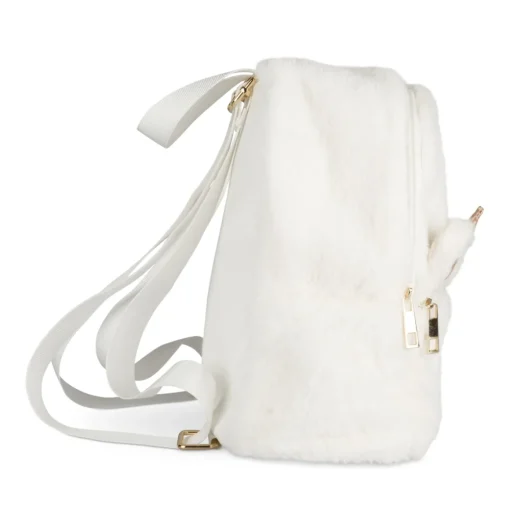 Sac à Dos BLANC Fille Motif Uni