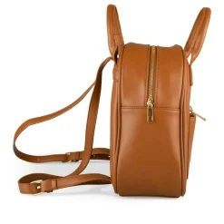 Sac à Dos MARRON Femme Motif Uni