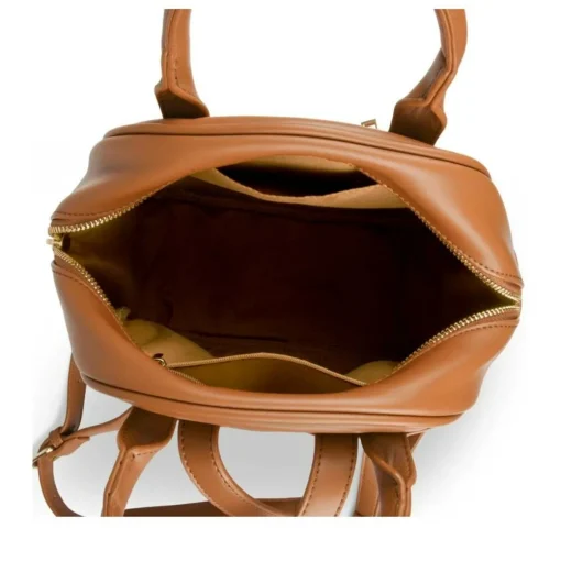 Sac à Dos MARRON Femme Motif Uni