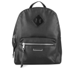 Sac à Dos NOIR Femme Motif Uni