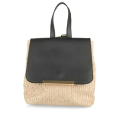 Sac à Dos NOIR Femme Motif Uni