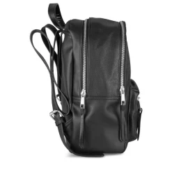 Sac à Dos NOIR Femme Motif Uni