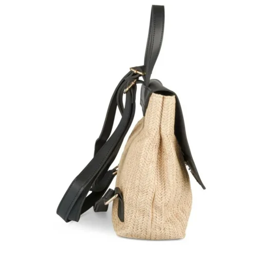 Sac à Dos NOIR Femme Motif Uni