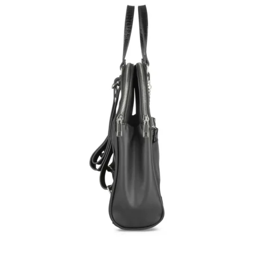 Sac à Dos NOIR Femme Motif Uni