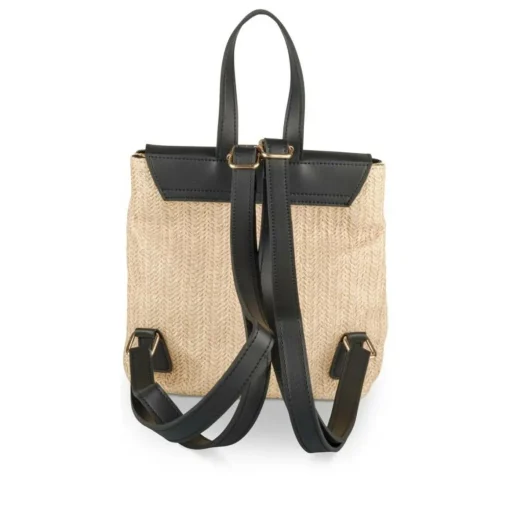 Sac à Dos NOIR Femme Motif Uni