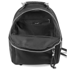 Sac à Dos NOIR Femme Motif Tressé