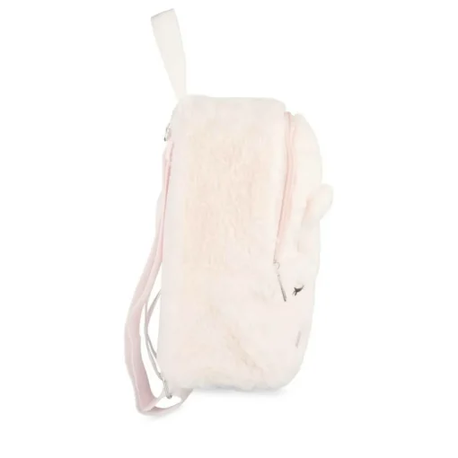 Sac à Dos ROSE Fille Motif Fausse Fourrure