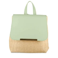 Sac à Dos VERT Femme Motif Uni