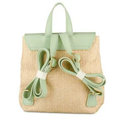 Sac à Dos VERT Femme Motif Uni